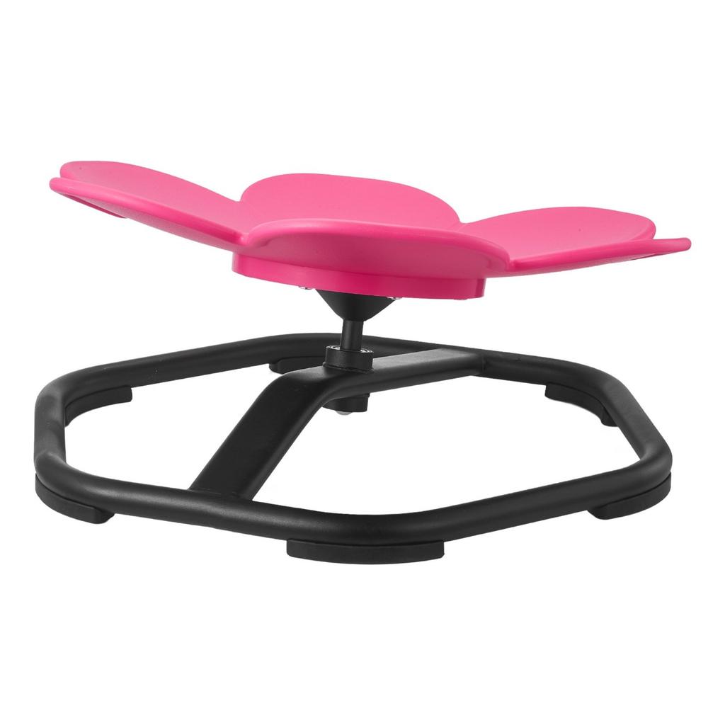 Kids Swivel Chair, 220 lbs Capacity, Flower Shape Sensory Spinning Chair, Autistic Kids Sensory Toy Seat with Non-Slip Metal Base, Toddler Sit & Spin