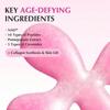 NAD+ Peptid-Boostendes Smoothie-Serum – Anti-Aging Koreanische Hautpflege Mit 5 Ceramiden & Veganem Kollagen, Feuchtigkeitsspendendes Antioxidatives Serum Für Festigkeit,