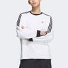 Adidas Originals Adicolor Series Loose Crew Neck Long Sleeve Printed T-Shirt Men Tops White JG1512