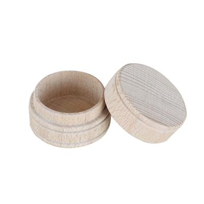Small Round Wooden Storage Box Handmade Jewelry Organizer Soap Crafts Case Vintage Decorative Natural Craft Jewelry Box