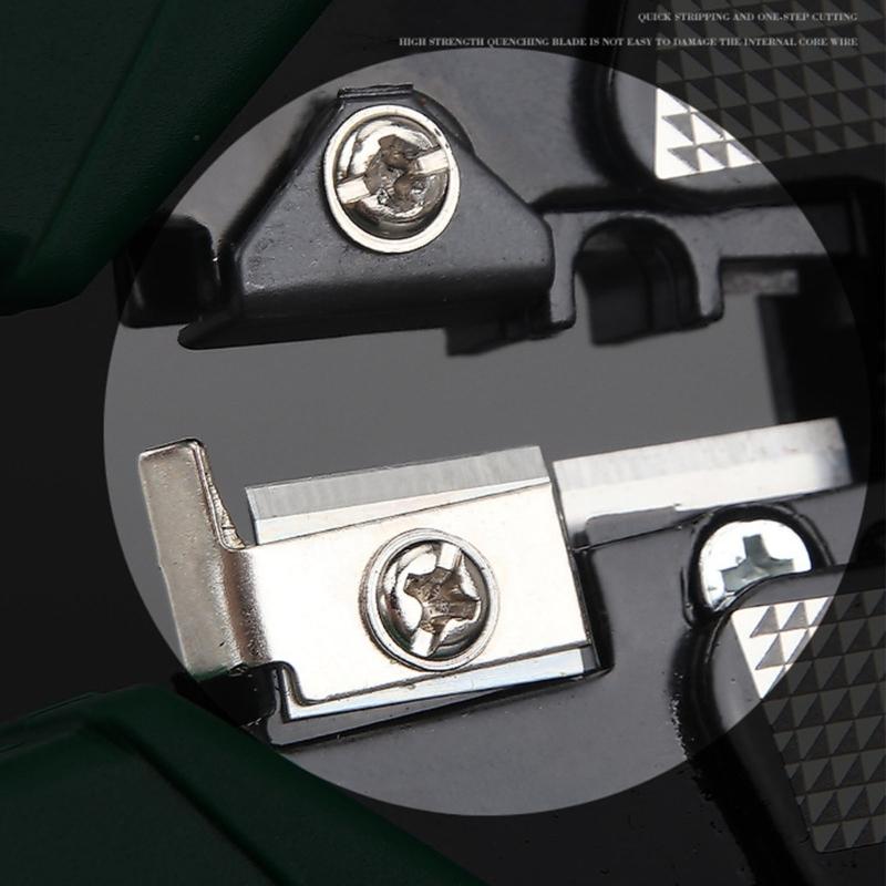 Ergonomic Cable Crimping Plier s Thickened Head NetworkCable Crimping Tool Non slip Handle andSharp Wire Stripper