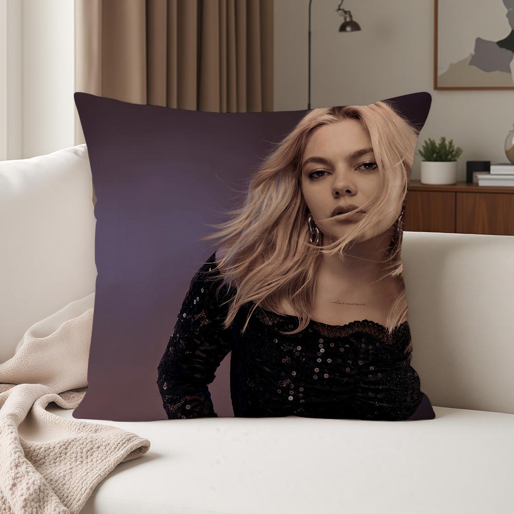 Singer Louane Maman Pillow Case Suitable For Bedrooms Living Rooms Cars Home Decoration 30cmx30cm