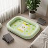 Pet with Print and Four-Sided Bolster - Comfortable Pet Bed Pad for Dogs and Cats