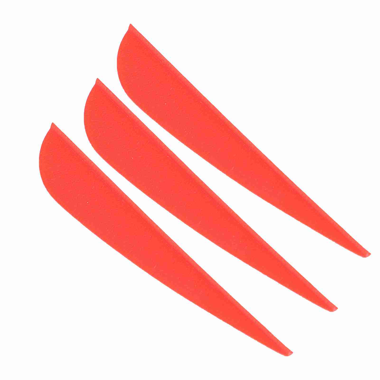 12 piezas de 3 pulgadas de plumas para hacer manualidades con flechas, accesorios para tiro con arco, caza y tiro rojo