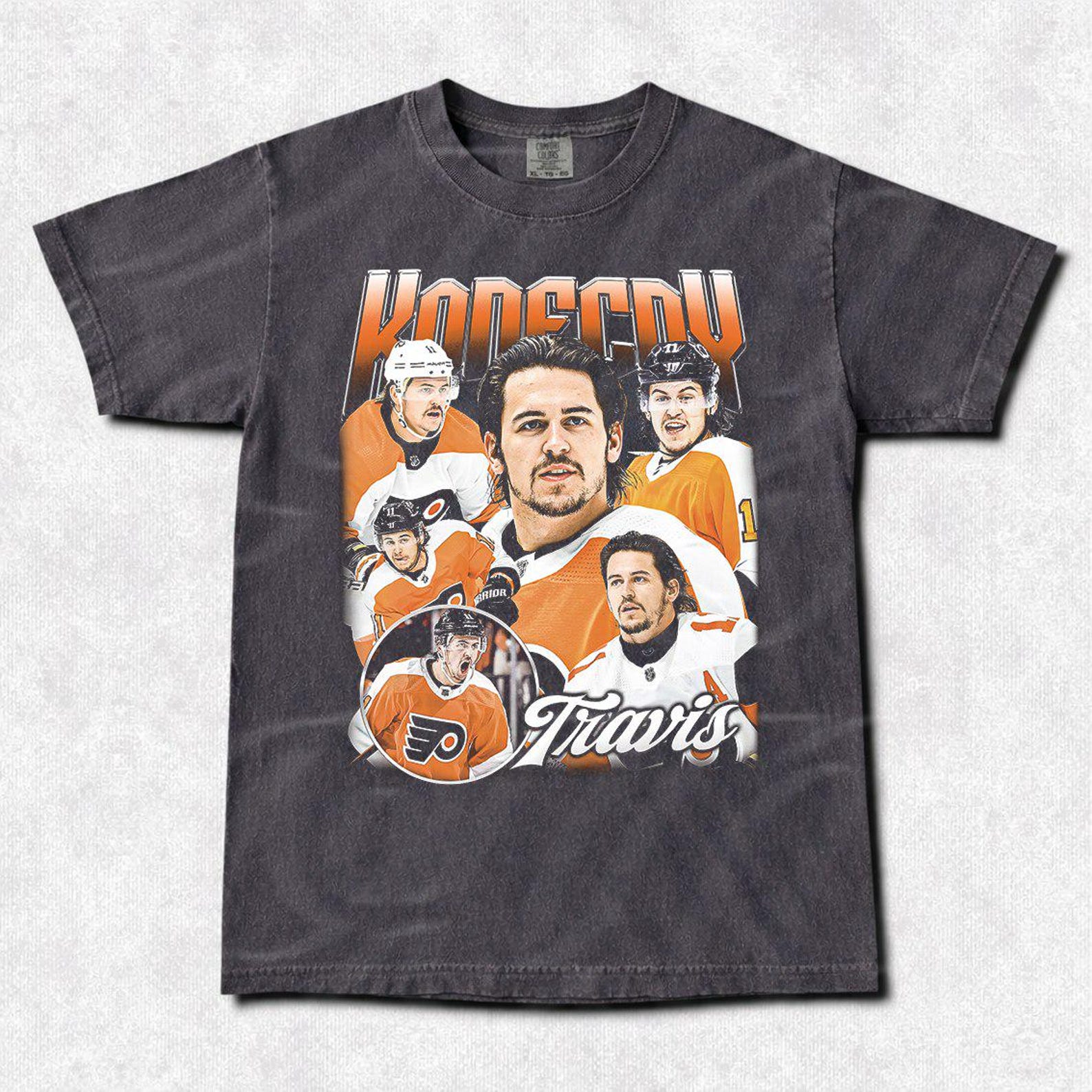 Travis Konecny Hockey Shirt: Canadian Ice Hockey Tee FD XL