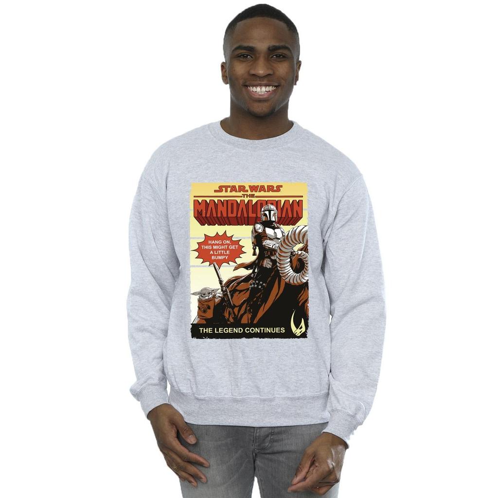 Star Wars The Mandalorian Mens Bumpy Ride Sweatshirt