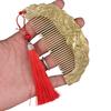 Brass Dragon And Phoenix Crafts Unisex Hair Comb New Chinese Style Gift For Ladies Home Ornaments