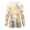 Women's Long-sleeved Loose-necked Halloween Print Casual Top, Suitable for Holiday Parties