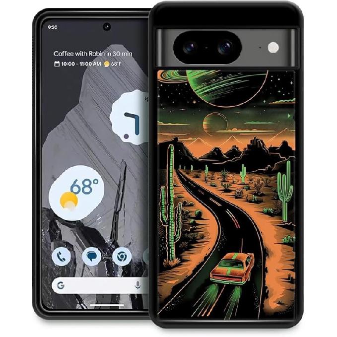 

CARLOCA Совместимый с чехлом Google Pixel 8, Милый котенок, Тигровый узор, Ультразащита, Ударопрочный, Мягкий силиконовый ТПУ, Нескользящая задняя панель для Google Pixel 8 Google 8