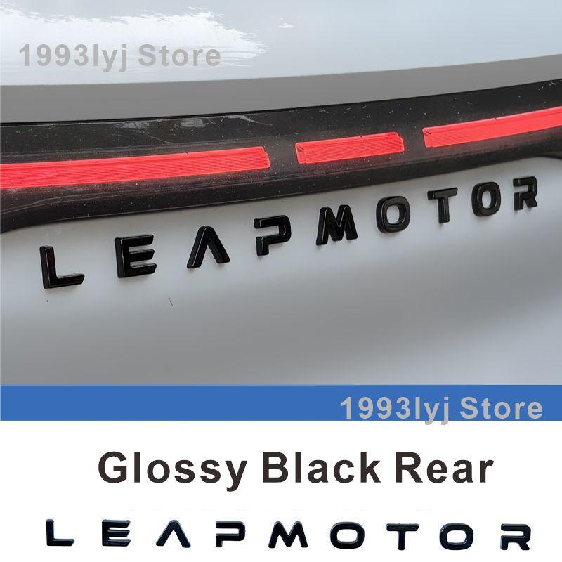 jhwpr5 For LEAPMOTOR B10 Styling Plastic Rear Emblem Front Grille Badge High-end Decals Auto Exterior Decoration