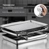 Jun Ding Ying Commercial Stainless Steel Rectangular Tray