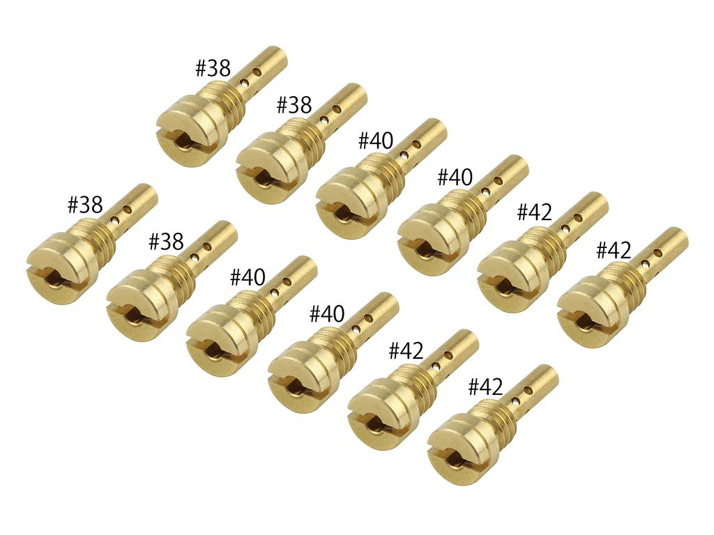 POSH Motorcycle Equipment Pilot Jet 3 Oversized Pilot Jet Set KEIHIN FCR | CVK30-36 (15X5.4/FCR) 783104-10