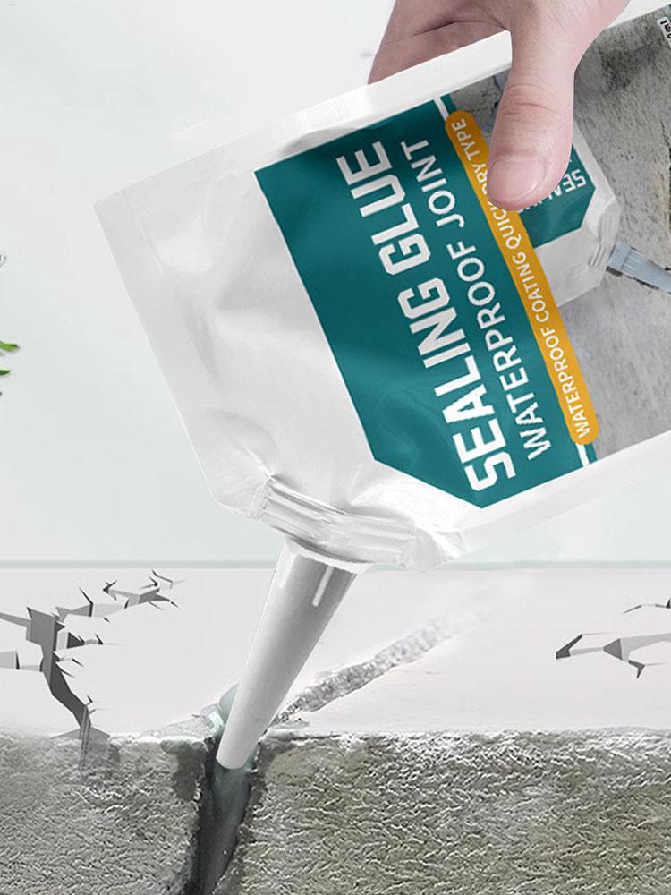 500ml Concrete Crack Filler Sealant Waterproof Quick-Drying Adhesive For Garage Floor Kitchen Leak Repair For Corners