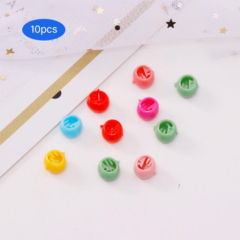 

Прекрасная заколка для волос с бусинами для девочек, пластиковые мини-заколки ярких цветов, заколка для волос