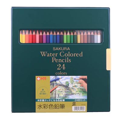 Sakura Watercolor 24 EPY24 Cray-Pas Pencils, Colors,