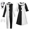 Terrifier Clown Cosplay Costume Adult Men Women Horror Carnival Party Dress Hat Mask Killer Clowns Jumpsuit Halloween Costume