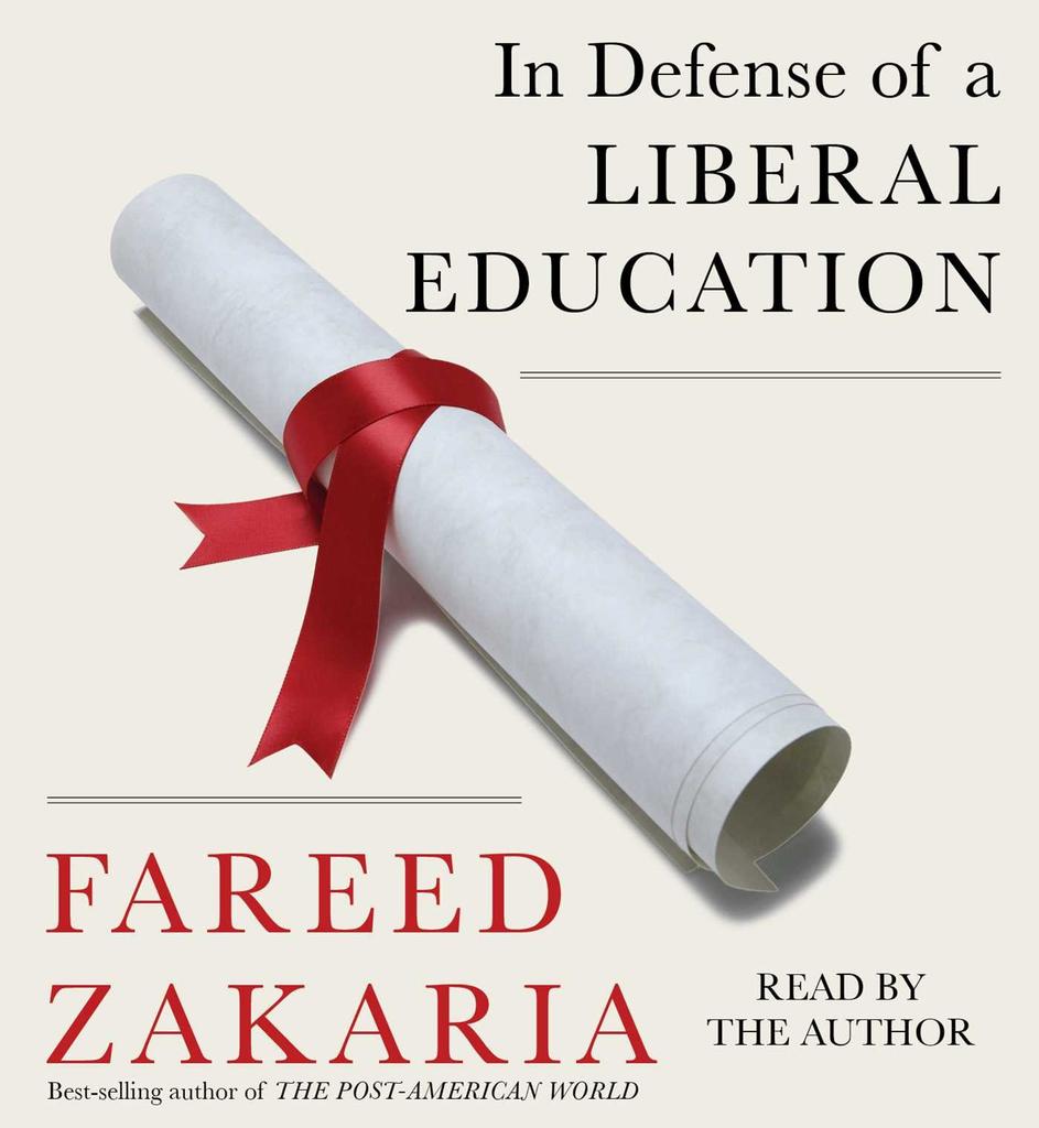 CD FAREED ZAKARIA - In Defense of a Liberal Education US Comedy & Spoken Word Used