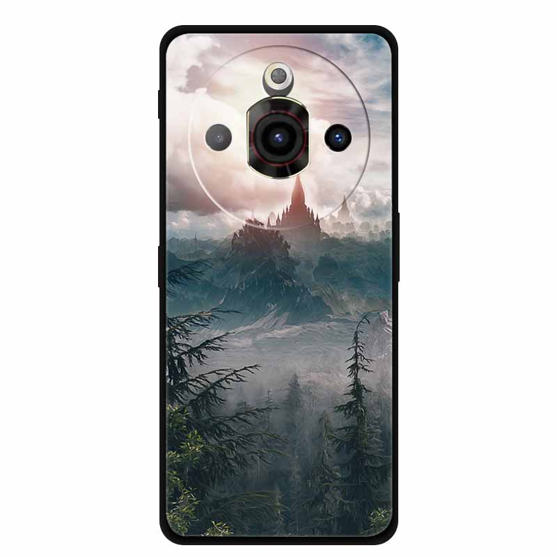 For NUBIA Focus Pro 5G Case Original Soft Silicone TPU Phone Cases Back Cover For NUBIAFocus Pro Fashion Planet Protective Coque