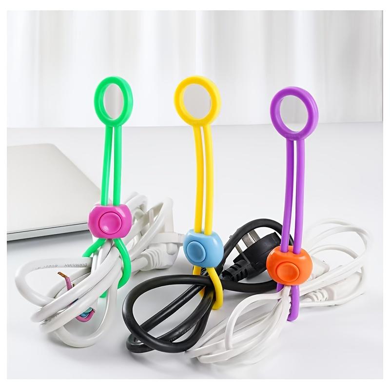 

3Pcs Reusable Bag Sealing Ropes with Ring Handle Multi-Purpose Cable Ties 3pcs pack
