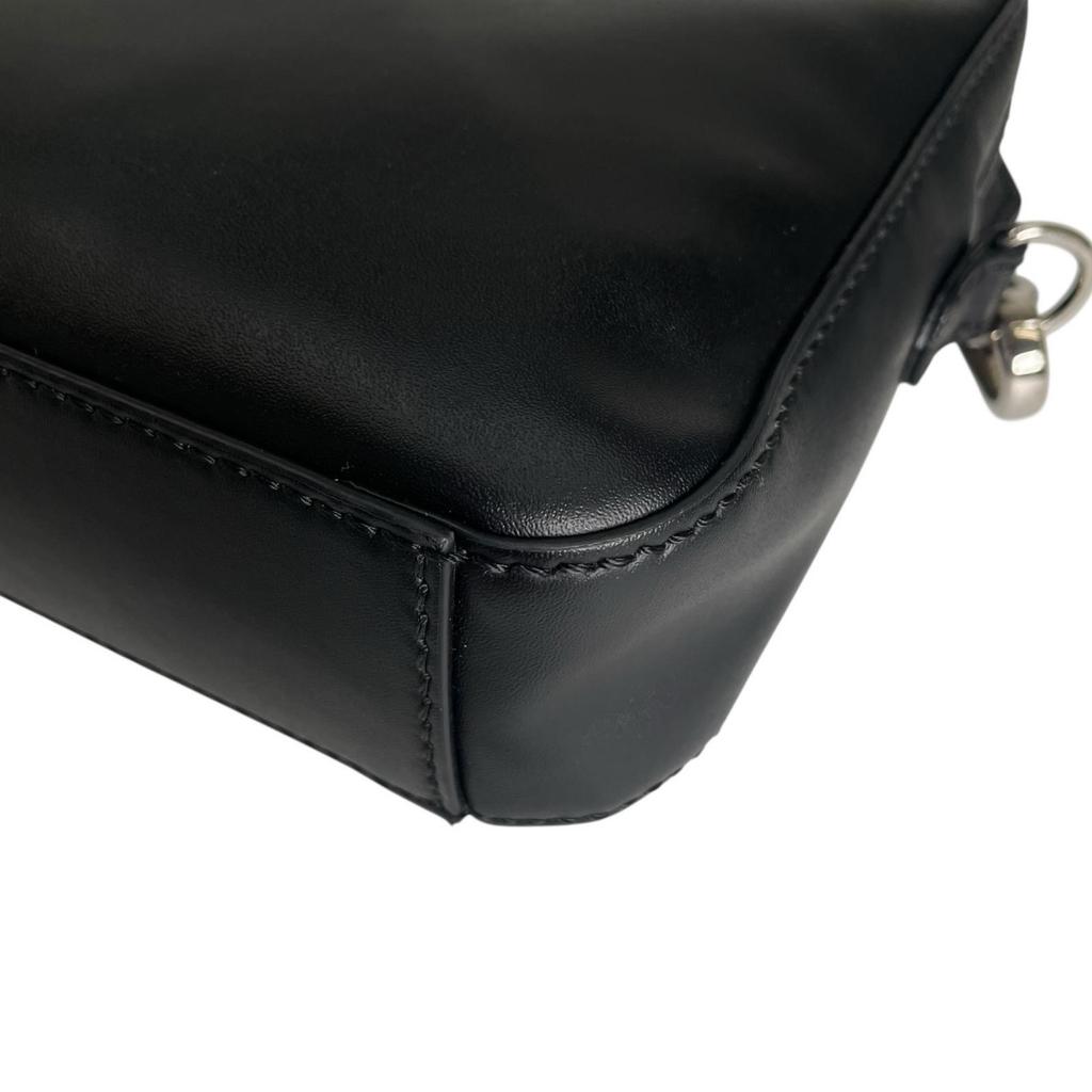 Fendi Diagonal Camera Case 7M0286 Shoulder Bag Black Mens Used