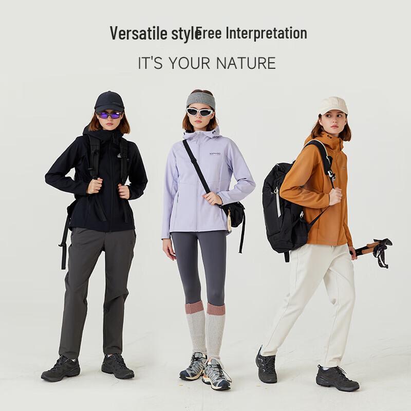 Northland Women's Soft Shell Windproof Fleece Jacket