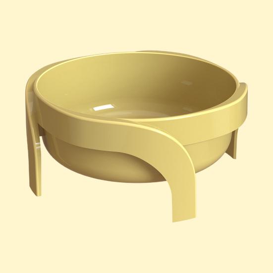 Cuenco para mascotas, contenedor de comida para perros de gran capacidad con Base antideslizante, cuenco para beber agua para gatos de diseño elevado para mascotas pequeñas