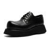 Thick Bottom Mens Dress Shoes Street Style Men's Formal Oxford Shoes for Men Elegant Casual Footwear Social Male Elevator Shoes