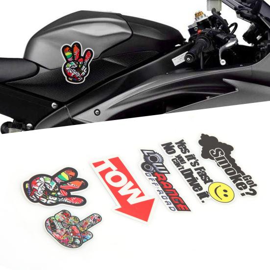 Buy 5 Pcs LB-WS-537 Modification Stickers Personality Self-adhesive ...