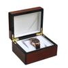 High-End Wood Grain Magnetic Flip Watch Display and Storage Box