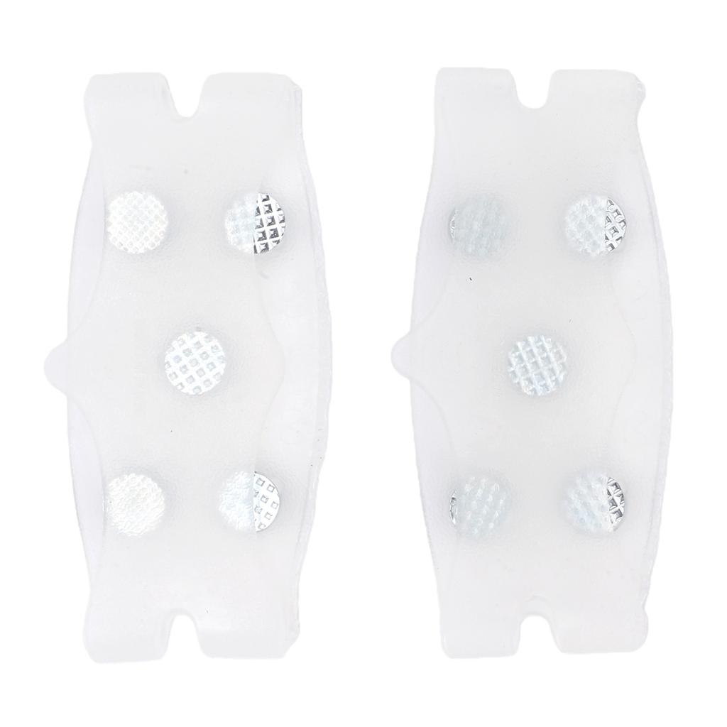 2pcs 5 Prong Ice Cleats Non Slip Enhanced Grip Portable Shoe Spikes for Winter Hiking Snow Traction