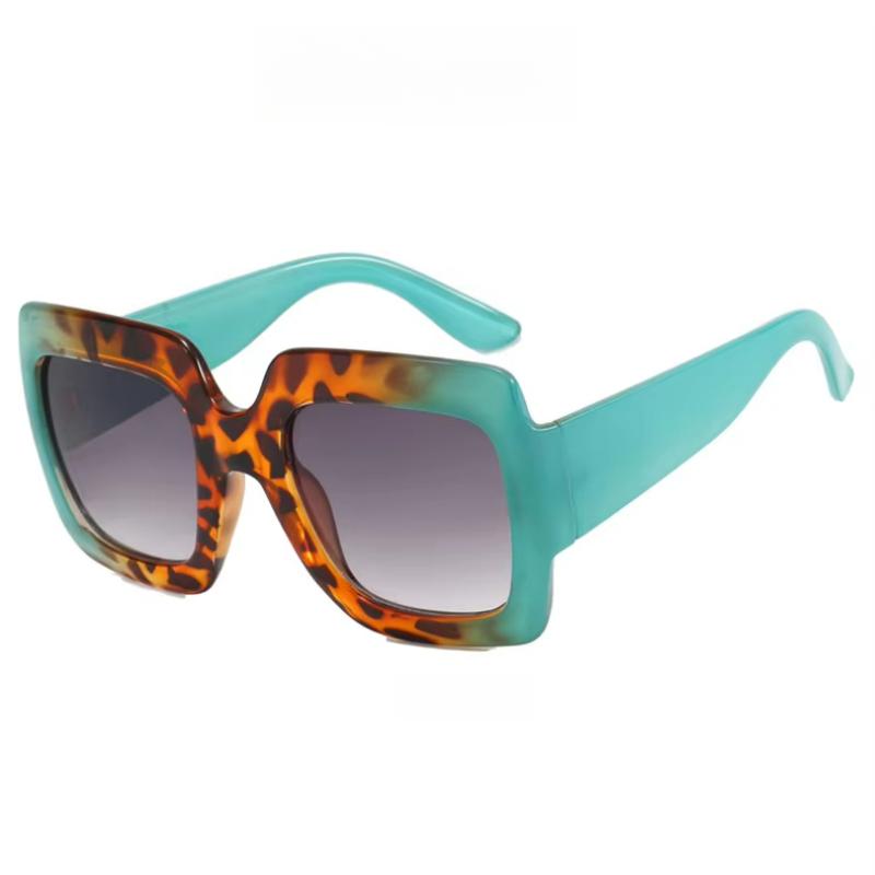 Fashion Trend Square Large Frame Street Pography Women's Sunglasses Summer Vacation Accessories