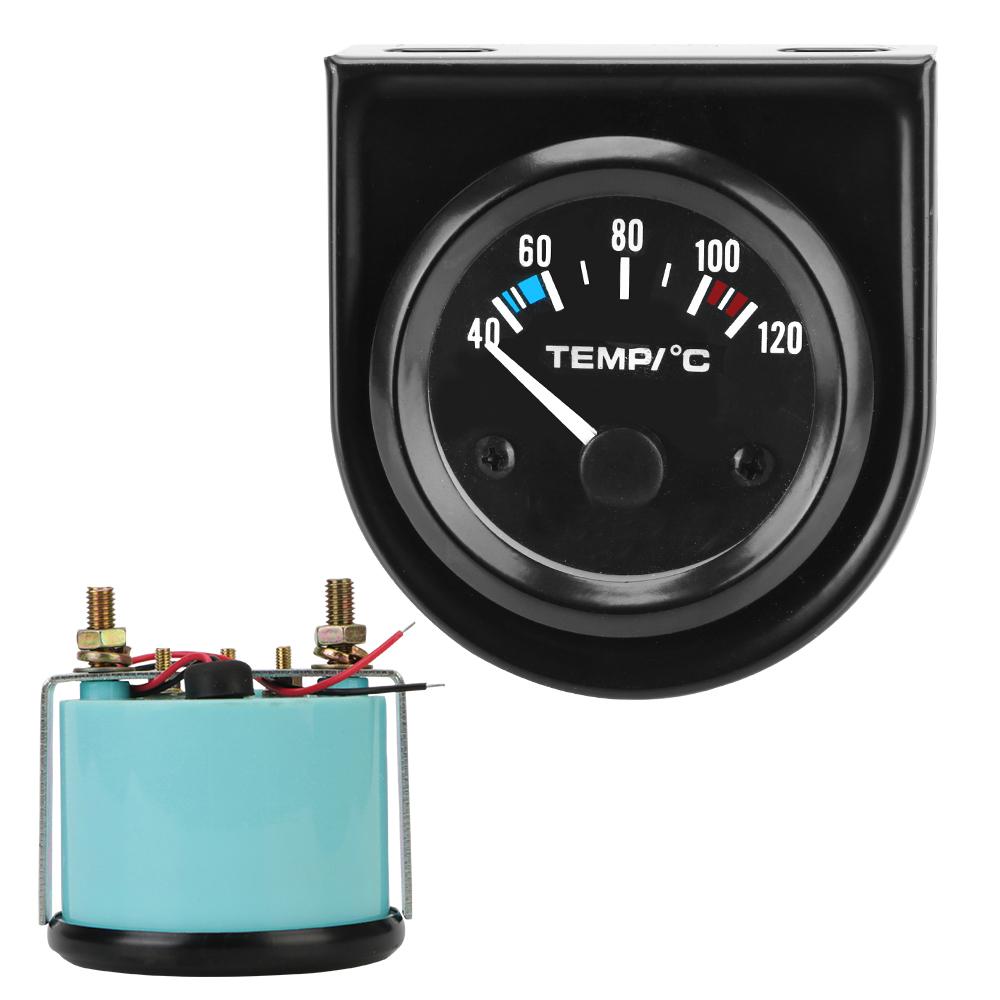 0-100PSI Oil Pressure Gauge 12V Car Gauge Automobile Vehicle Meter Water Temperature Meter