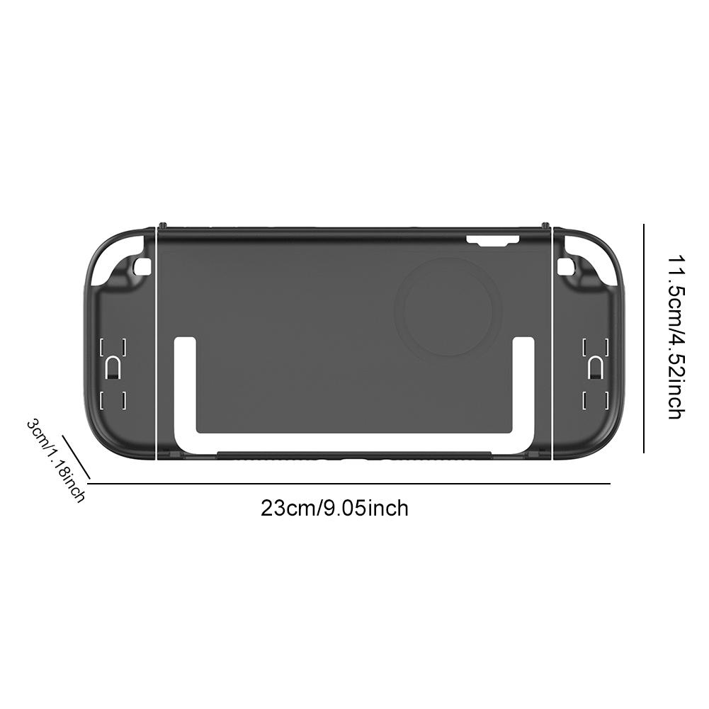 Transparent/Black PC Hard Case for NS 2 Joycon Gamepad Controller Protective Shell Cover Full Protector For Switch 2 Accessories