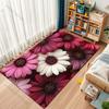 Gänseblümchen Kunst Teppich für Wohnzimmer Schlafzimmer Sofa Kreative Fußmatte Heimdekor Bereich Robuster Rutschfester Teppich Schneller Versand