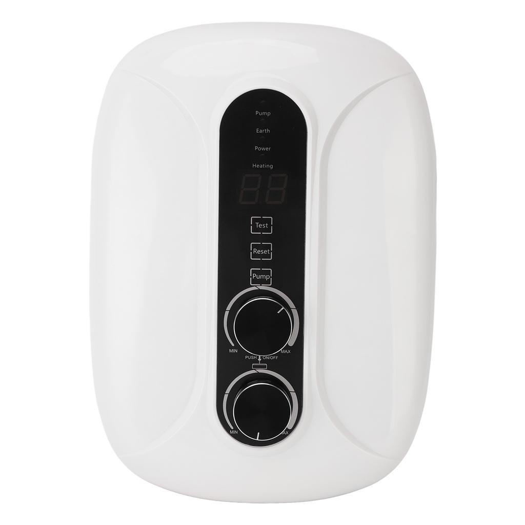 Elektrischer Durchlauferhitzer 5500W Schnelle Erwärmung Intelligenter Mini-Warmwasserbereiter mit LED-Temperaturanzeige für