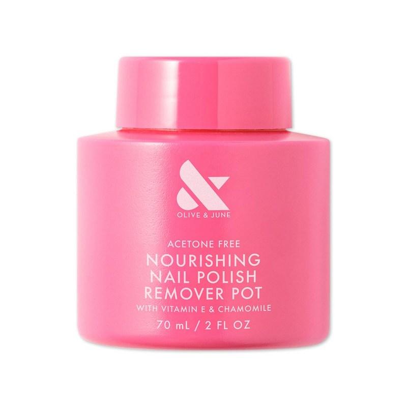 Olive & June Nourishing Remover Pot Acetone-Free Vitamin E Contains Chamomile