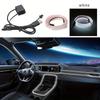 5M Car Environment El Wire LED USB Flexible Neon Interior Lights Car Decorative Accessories Dome Lights 6