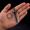 10cm/3.93in Mini Keychains Dark Moon Greatsword Toy Model All Metal Weapon Pendant Keyrings Gifts Accessories Game Peripherals