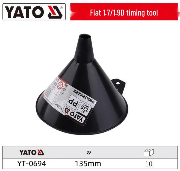 YATO Hands-Free Thickened Bayonet Funnel for Fuel and Oil Pouring