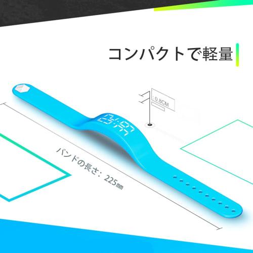 Digitale Uhr mit Schrittzähler, Schlichtes Design, Unisex, Modeuhr mit Silikonarmband, Multifunktional, Perfekt für Studenten, Geburtstage, Sommerurlaub