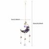 Crystal Sun Catcher Prism Colorful Wind Chimes Creative Moon Catchers  Yard Garden Decor