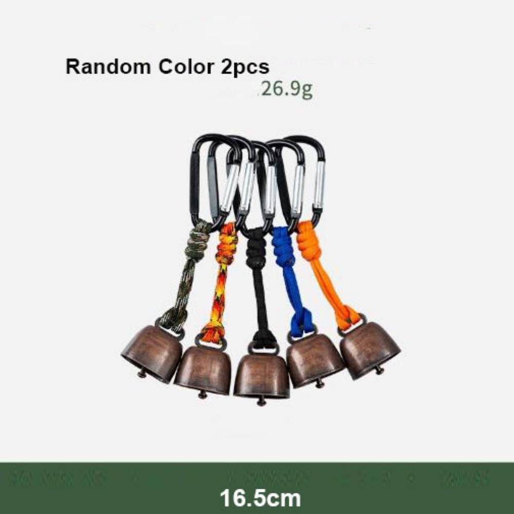 2pcs New Anti Loss Hiking Wind Chimes Bells Metal 9 Styles Retro Bells Japanese Wind Camping Bells Vintage Bell Decorations