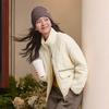 Beneath the Banana Tree Women's Stand Collar Air-Fluffy Warm Jacket
