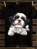 Relaxed Fit Shih Tzu Dog Graphic Tshirt