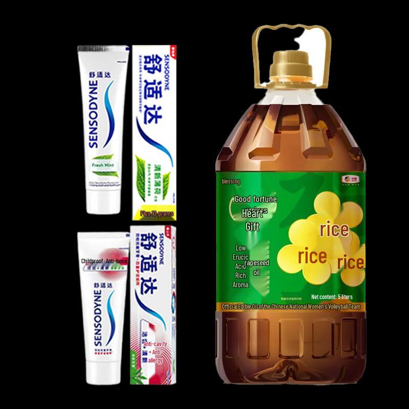 Sensodyne Toothpaste & Fulinmen Rapeseed Oil Bundle