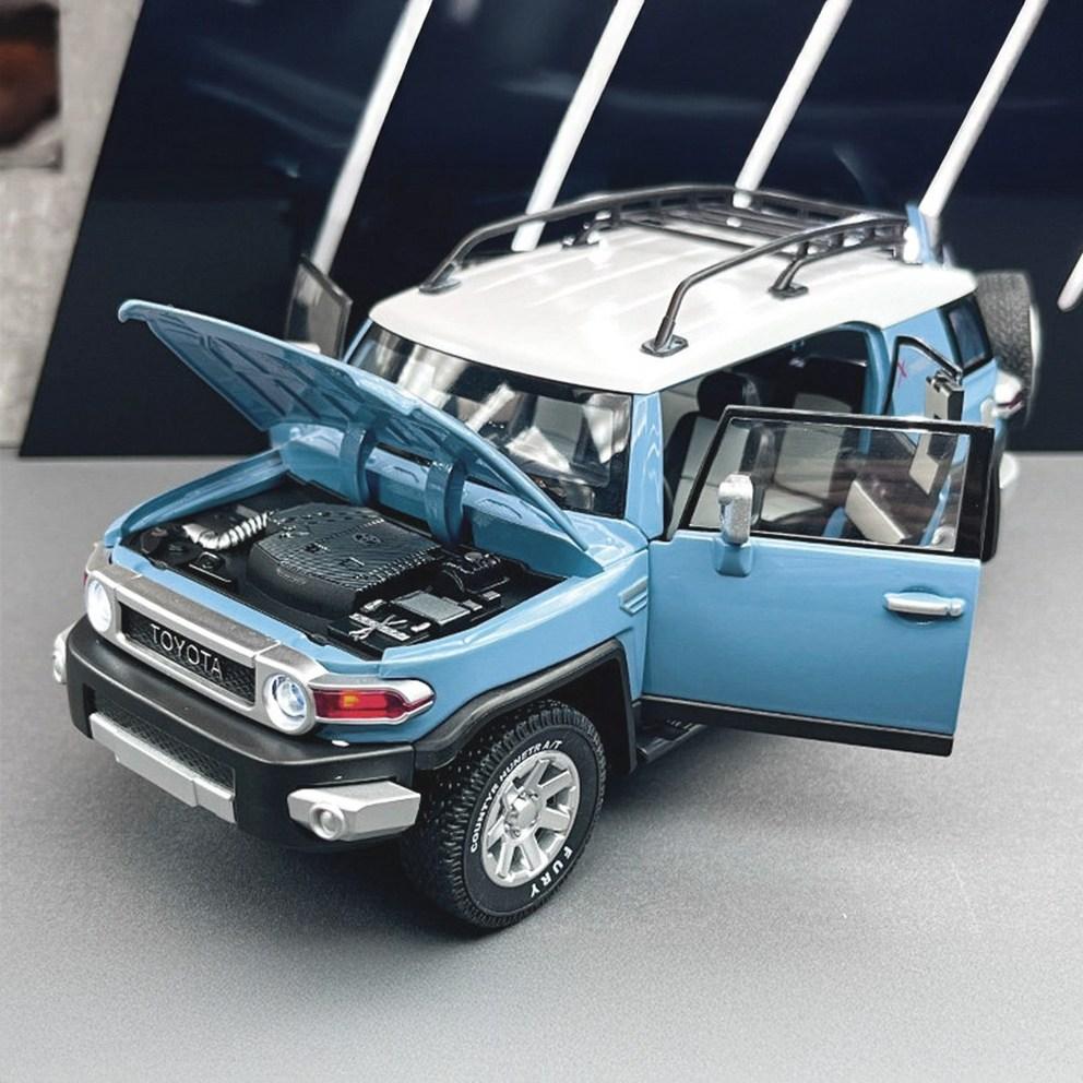 Toyota FJ Cruiser 1:24er Maßstab Druckgusslegierung Modellauto Sammlerfigur, Blau