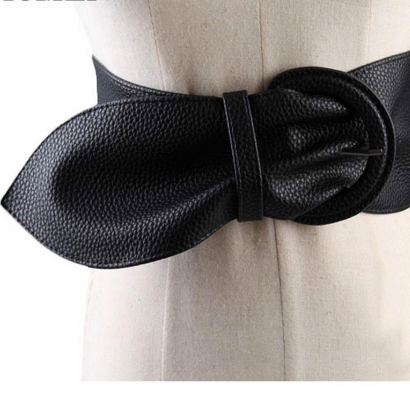 

Поясные ремни Широкие кожаные блузки Платья с пряжкой Женский черный, красный желтый Длинный ремень верблюжьего цвета для женщин One Size чёрный