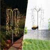 120LED Willow Tree Lamp 8 Lighting Modes String Light Decorative Pathway Flowers Lights  Garden