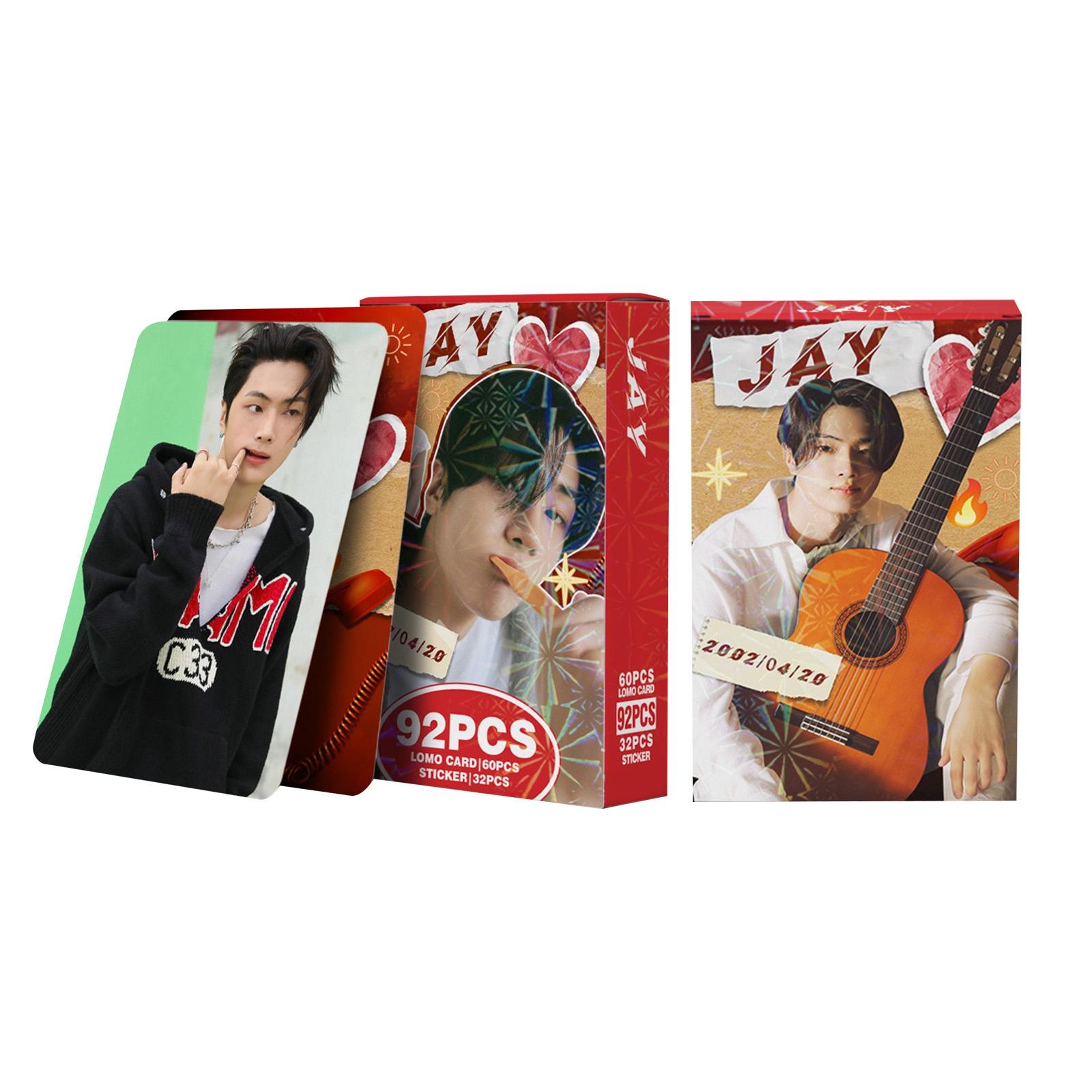 

92 фотокарточки, 60 наборов ломо-карточек, 32 наклейки, открытки, подарки для маленьких мальчиков и девочек и карточки с айдолами One Size