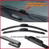For MINI Mini One Cooper S D Hatch F55 F56 2013 - 2019 Car Front Wiper Blade Washer Windscreen Car Accessories 19"+18"